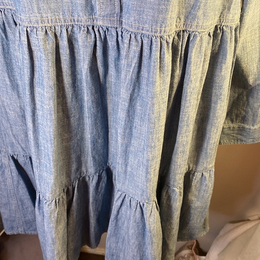 Polo Ralph Lauren NWT Blue Denim Kids Dress size 16 - Picture 4 of 7